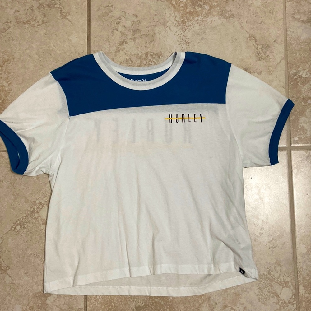 Hurley top with print on the front and back